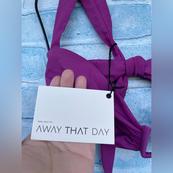 AWAY THAT DAY - BIKINI SET PURPLE SIZE L/XL - Picture 7 of 15